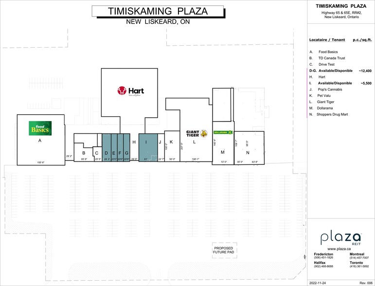 883303 ON-65, Temiskaming Shores, ON for lease - Typical Floor Plan - Image 2 of 2