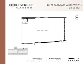 821-1075 Foch St, Fort Worth, TX à louer Plan d  tage- Image 1 de 1