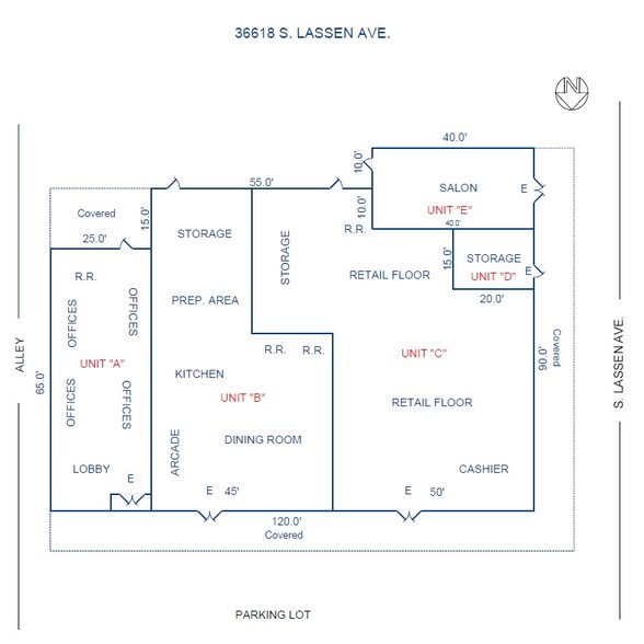 36618 South Lassen Ave, Huron, CA for sale - Floor Plan - Image 3 of 4