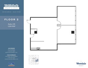 3500 Oak Lawn Ave, Dallas, TX à louer Plan d  tage- Image 1 de 1