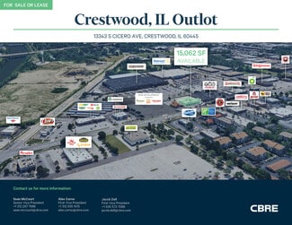 More details for 13343 Cicero Ave, Crestwood, IL - Retail for Lease