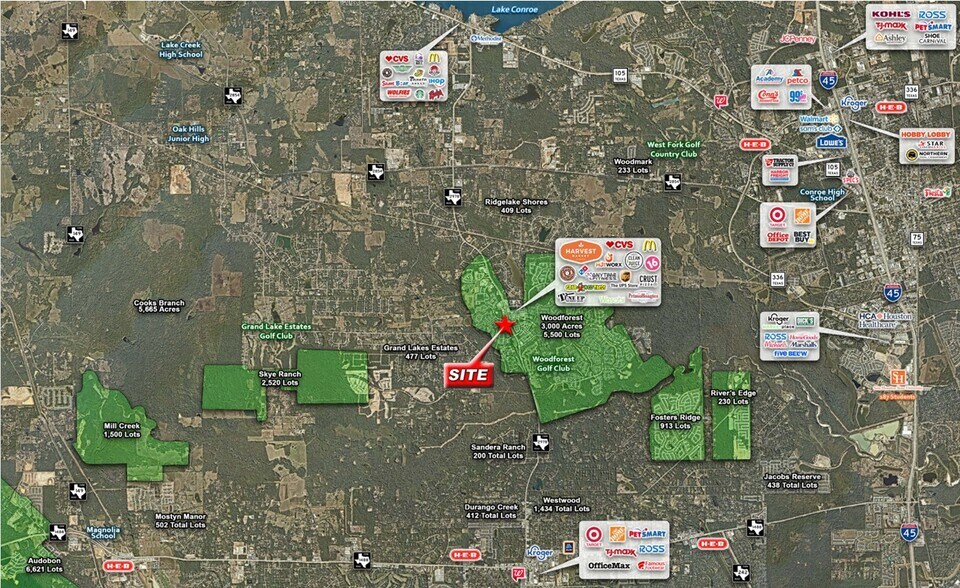 SWC of Fish Creek Thoroughfare and Woodforest Pkwy, Montgomery, TX à vendre - Photo du bâtiment - Image 3 de 3