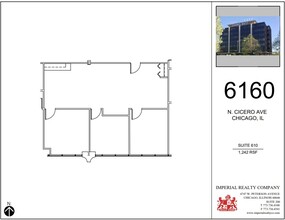 6160 N Cicero Ave, Chicago, IL à louer Plan d  tage- Image 1 de 3