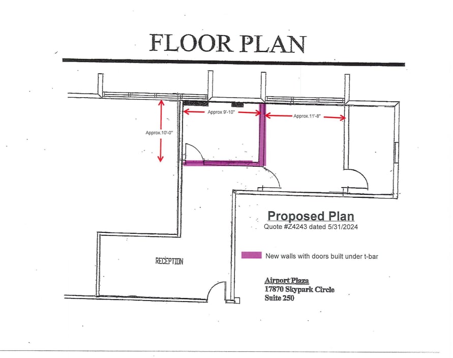 17870 Sky Park Cir, Irvine, CA à louer Plan d’étage- Image 1 de 1