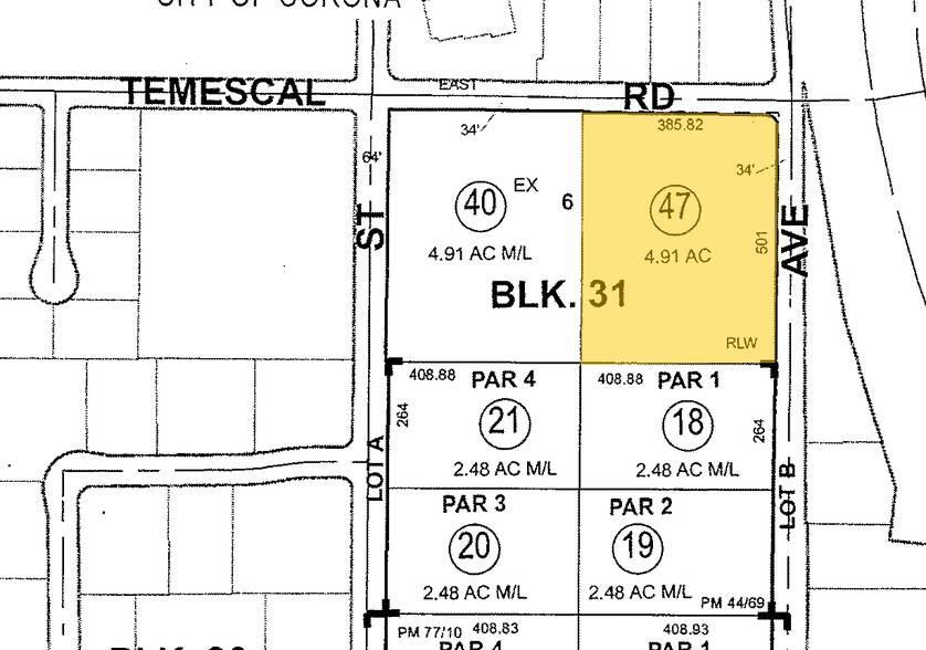 1900 Compton Ave, Corona, CA for sale - Plat Map - Image 1 of 1