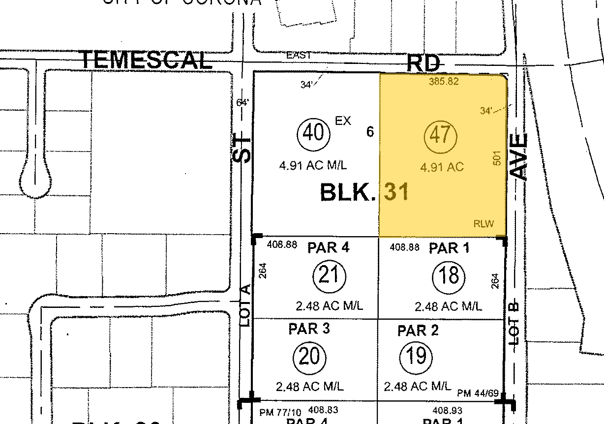 1900 Compton Ave, Corona, CA à vendre Plan cadastral- Image 1 de 1