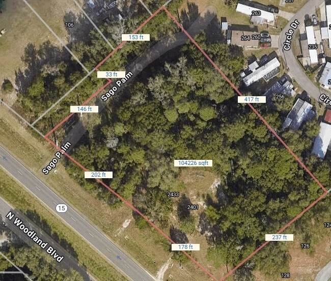 2401 N Woodland Blvd, Deland, FL à vendre Aérien- Image 1 de 5