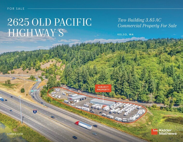2625 Old Pacific Hwy S, Kelso, WA à vendre - Photo principale - Image 1 de 5