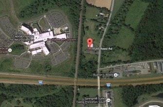 1545 Reed Rd, Pennington, NJ - AÉRIEN Vue de la carte