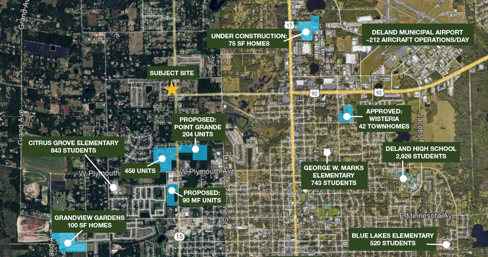 1626 N Spring Garden Ave, Deland, FL à vendre - Photo du bâtiment - Image 2 de 2