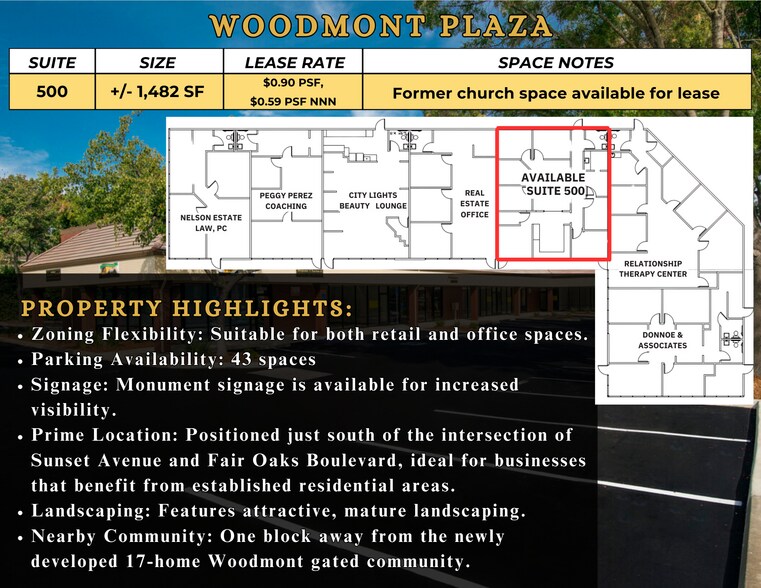 10940 Fair Oaks Blvd, Fair Oaks, CA à louer - Photo du bâtiment - Image 2 de 8