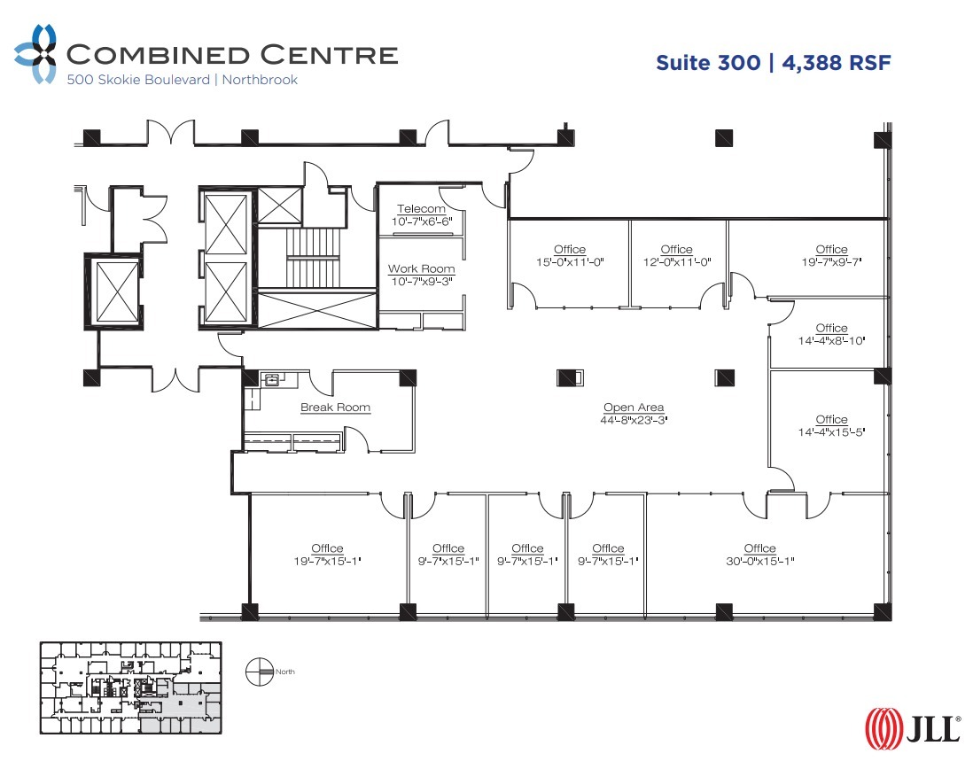 707 Skokie Blvd, Northbrook, IL for lease Floor Plan- Image 1 of 1