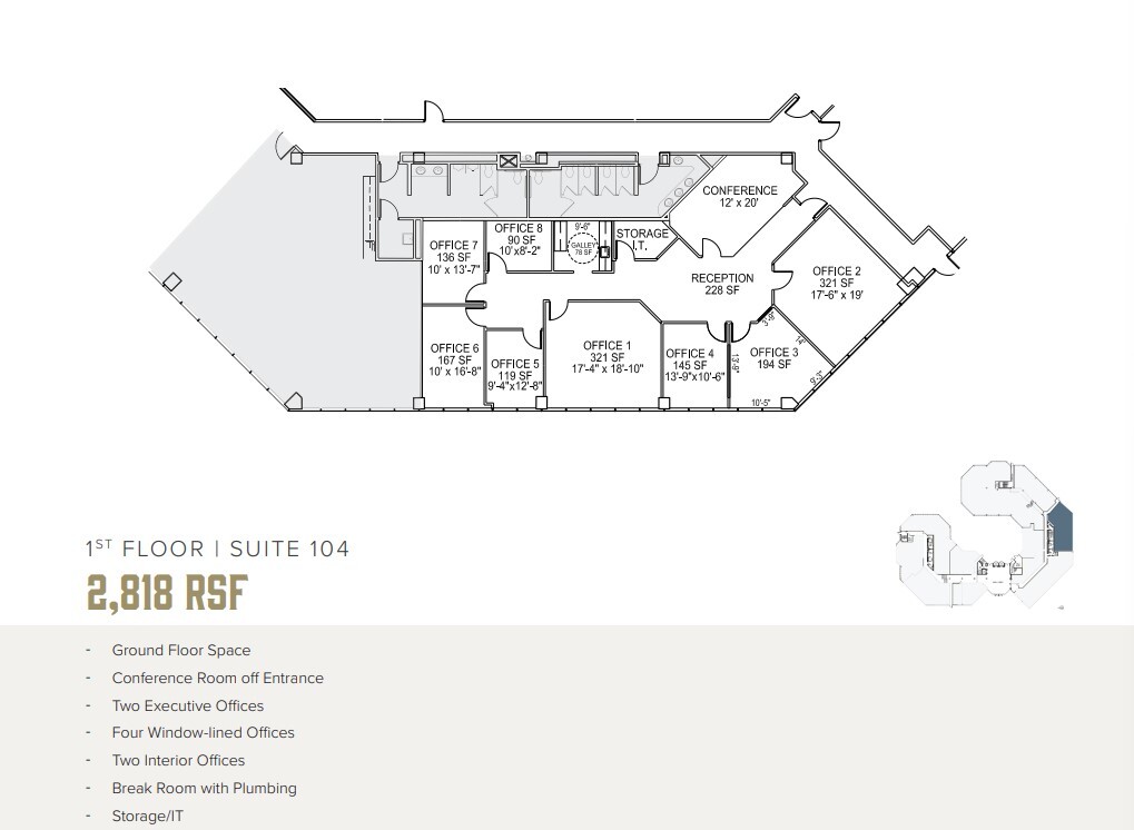 20750 Ventura Blvd, Woodland Hills, CA à louer Plan d  tage- Image 1 de 1