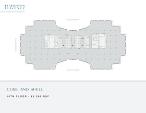 11 Madison Ave, New York, NY à louer Plan d  tage- Image 1 de 2