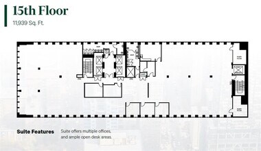 505 University Ave, Toronto, ON for lease Floor Plan- Image 1 of 1