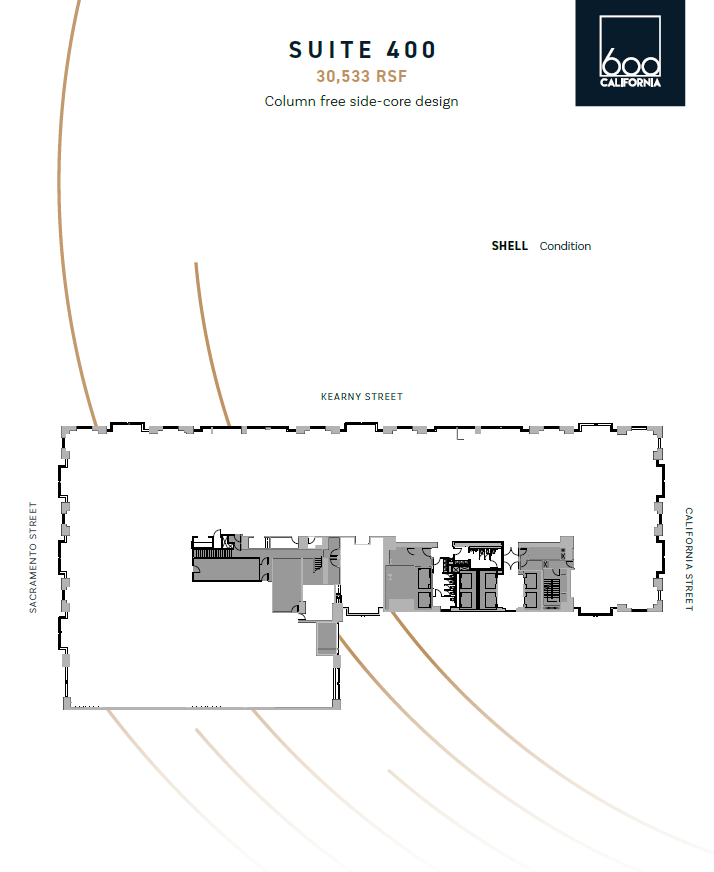 600 California St, San Francisco, CA à louer Plan d’étage- Image 1 de 1