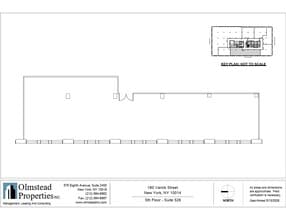 180 Varick St, New York, NY à louer Plan d’étage- Image 1 de 1