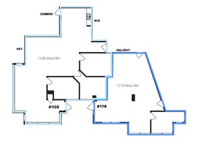 1108 8th Av W, Vancouver, BC à louer Plan d’étage- Image 1 de 1