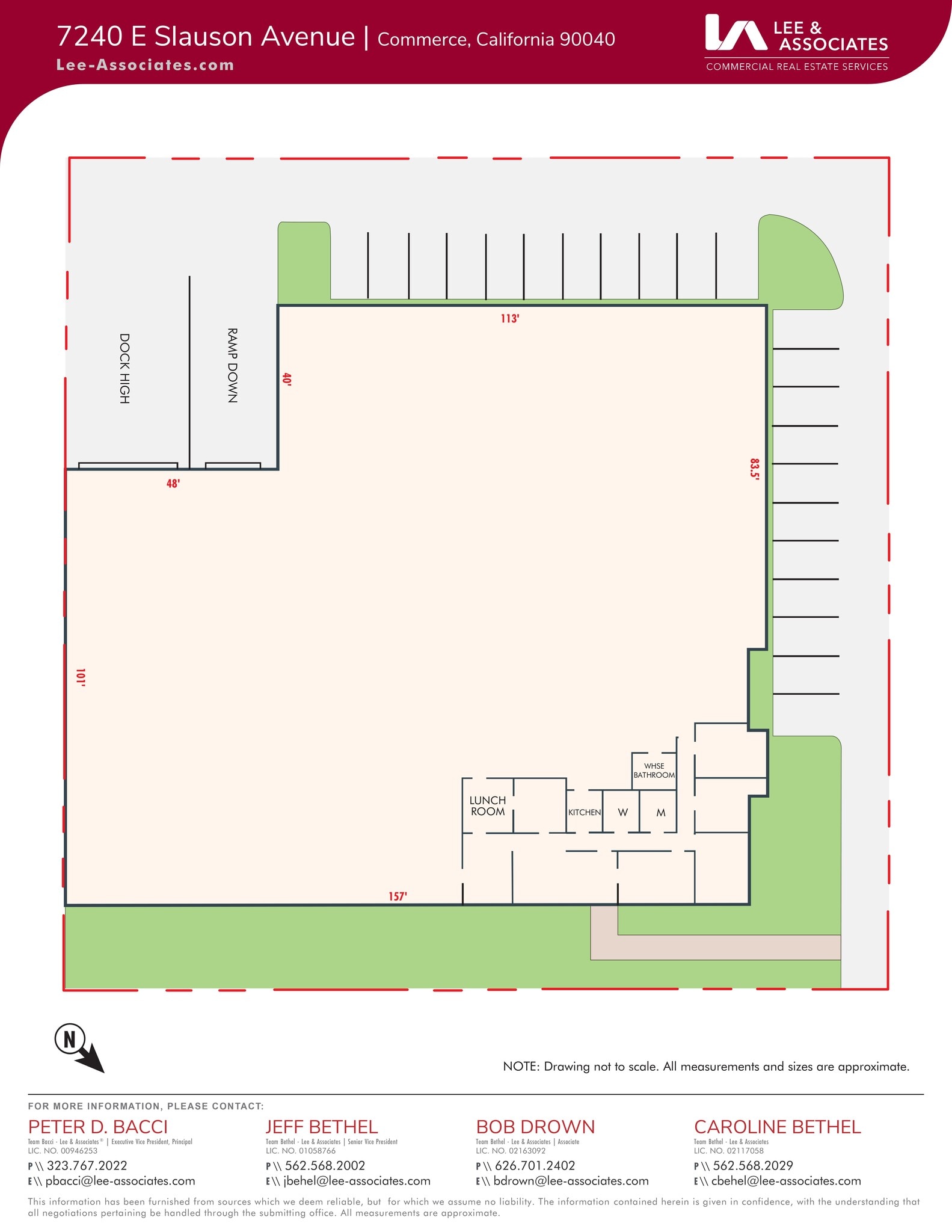 7240 E Slauson Ave, Commerce, CA for lease Site Plan- Image 1 of 2