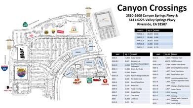 Hwy 60, Riverside, CA for lease Site Plan- Image 1 of 17