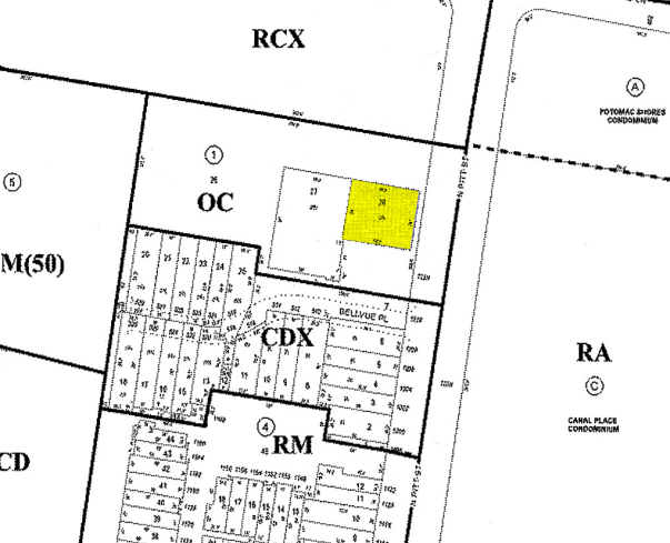 1240 N Pitt St, Alexandria, VA à louer - Plan cadastral - Image 3 de 6