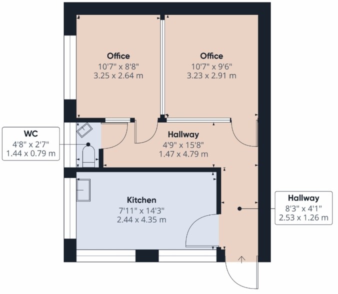 51 Colney Hatch Ln, London for lease - Floor Plan - Image 2 of 6