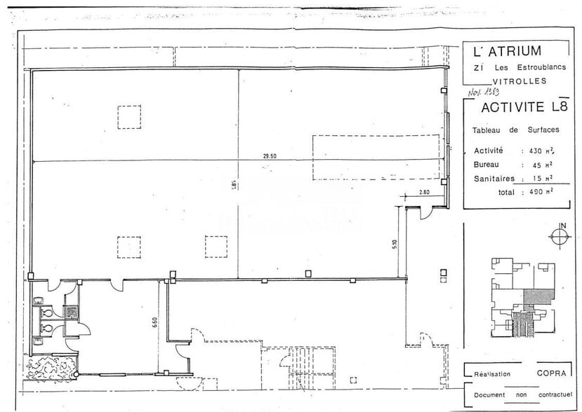 Industrial in Vitrolles for lease - Floor Plan - Image 3 of 4