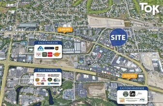 1201-1225 E Winding Creek Dr, Eagle, ID - AERIAL  map view