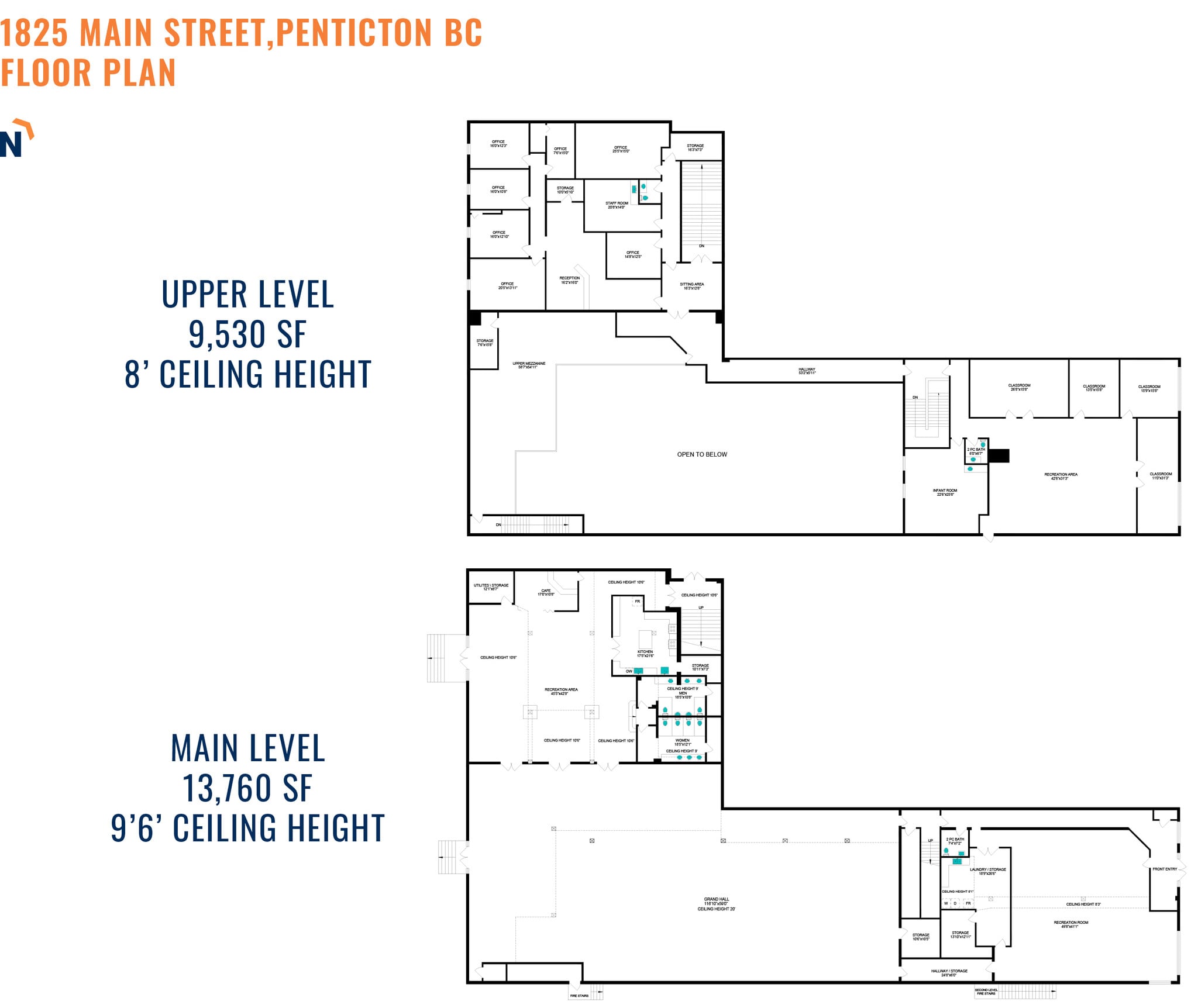 1825 Main St, Penticton, BC for lease Floor Plan- Image 1 of 1