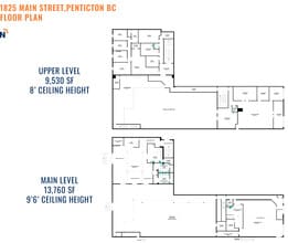 1825 Main St, Penticton, BC for lease Floor Plan- Image 1 of 1