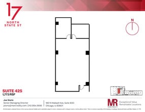 17 N State St, Chicago, IL for lease Floor Plan- Image 1 of 4