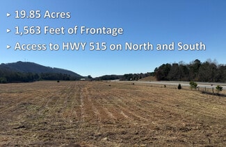 Plus de détails pour 7284 Highway 515, Ellijay, GA - Terrain à vendre