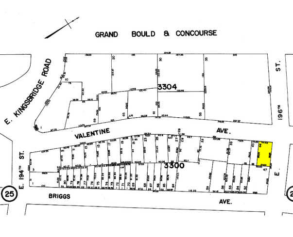 230 E 196th St, Bronx, NY à vendre - Plan cadastral - Image 2 de 2