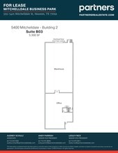 5151 Mitchelldale St, Houston, TX for lease Site Plan- Image 1 of 1