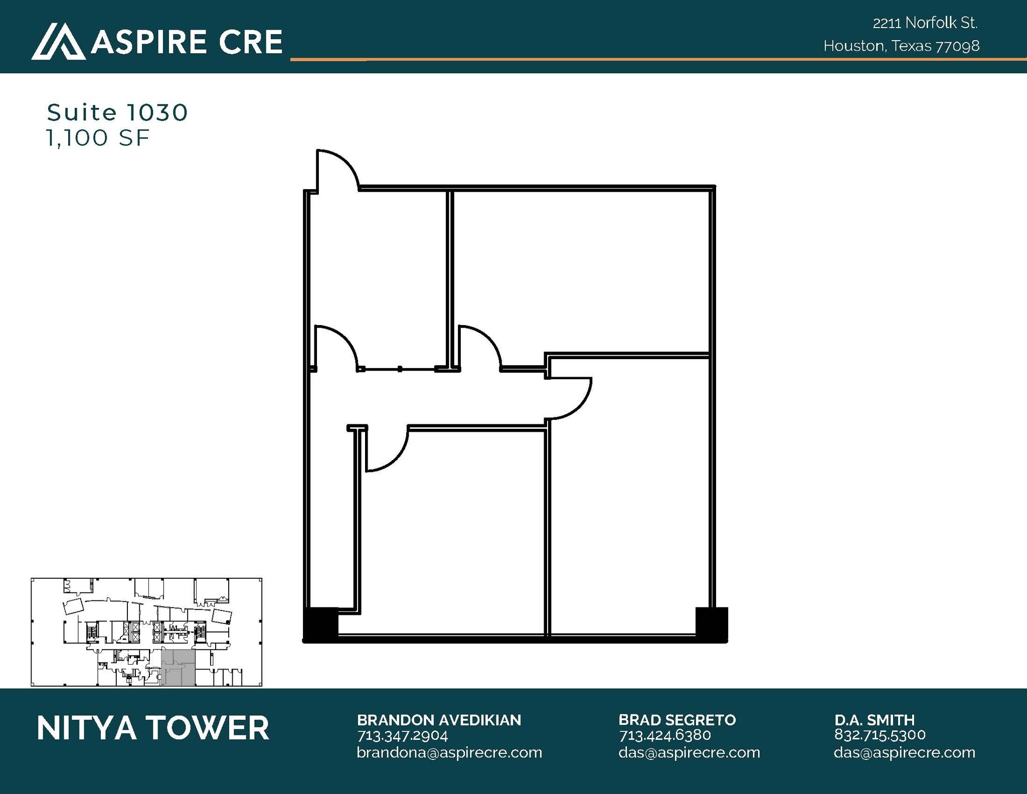 2211 Norfolk St, Houston, TX for lease Floor Plan- Image 1 of 1