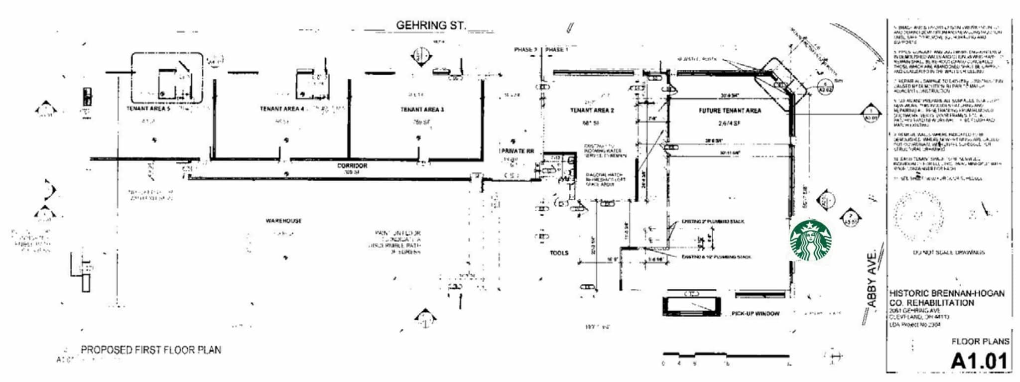 2061 Gehring Ave, Cleveland, OH for lease Floor Plan- Image 1 of 2