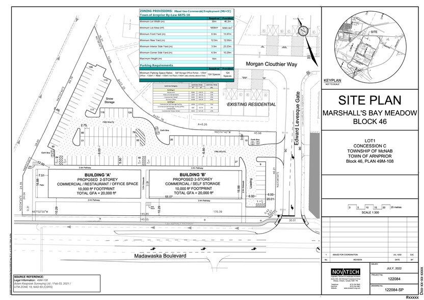 15 Edward Levesque Gate, Arnprior, ON for lease - Site Plan - Image 3 of 3