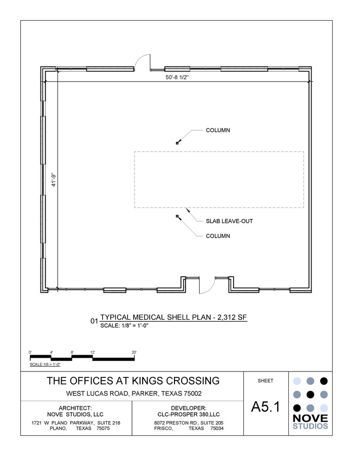 West Lucas Rd. & Lewis Ln., Parker, TX 75002 - Unité #102 -  - Plan d’étage - Image 1 of 1