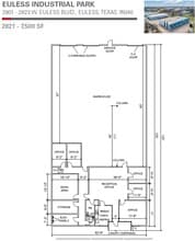 2801-2807 W Euless Blvd, Euless, TX for lease Floor Plan- Image 1 of 1