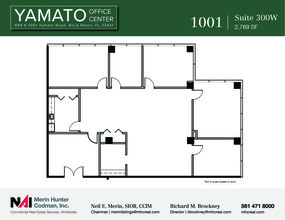 999 Yamato Rd, Boca Raton, FL for lease Floor Plan- Image 1 of 2