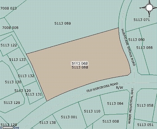 725 Old Norcross Rd, Lawrenceville, GA for lease - Plat Map - Image 2 of 6