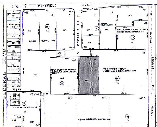 3970 S Decatur St, Englewood, CO à louer - Plan cadastral - Image 2 de 14