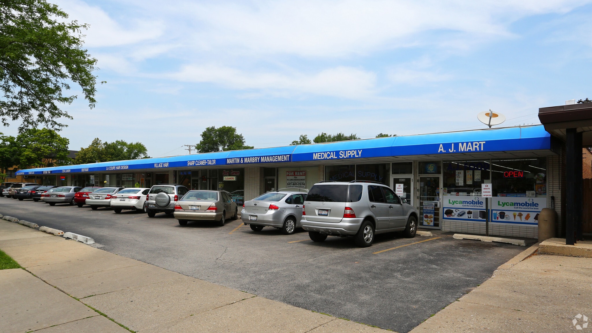 4634-4658 Church St, Skokie, IL for lease Building Photo- Image 1 of 9