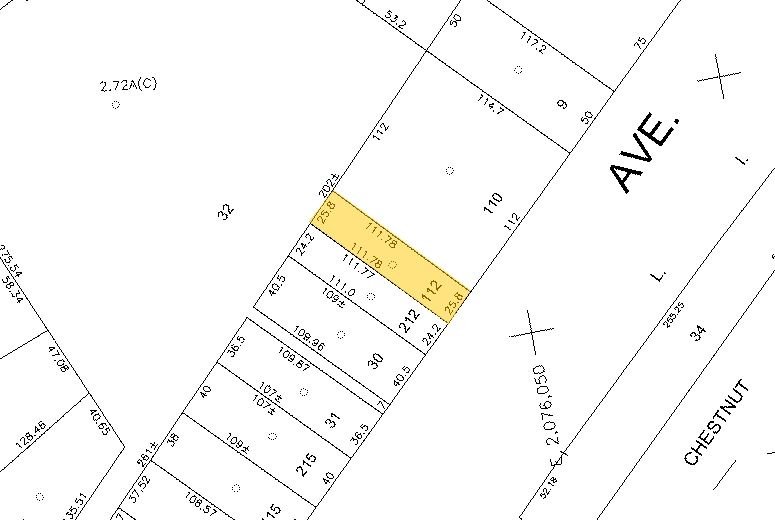 438 Central Ave, Cedarhurst, NY à louer - Plan cadastral - Image 3 de 19