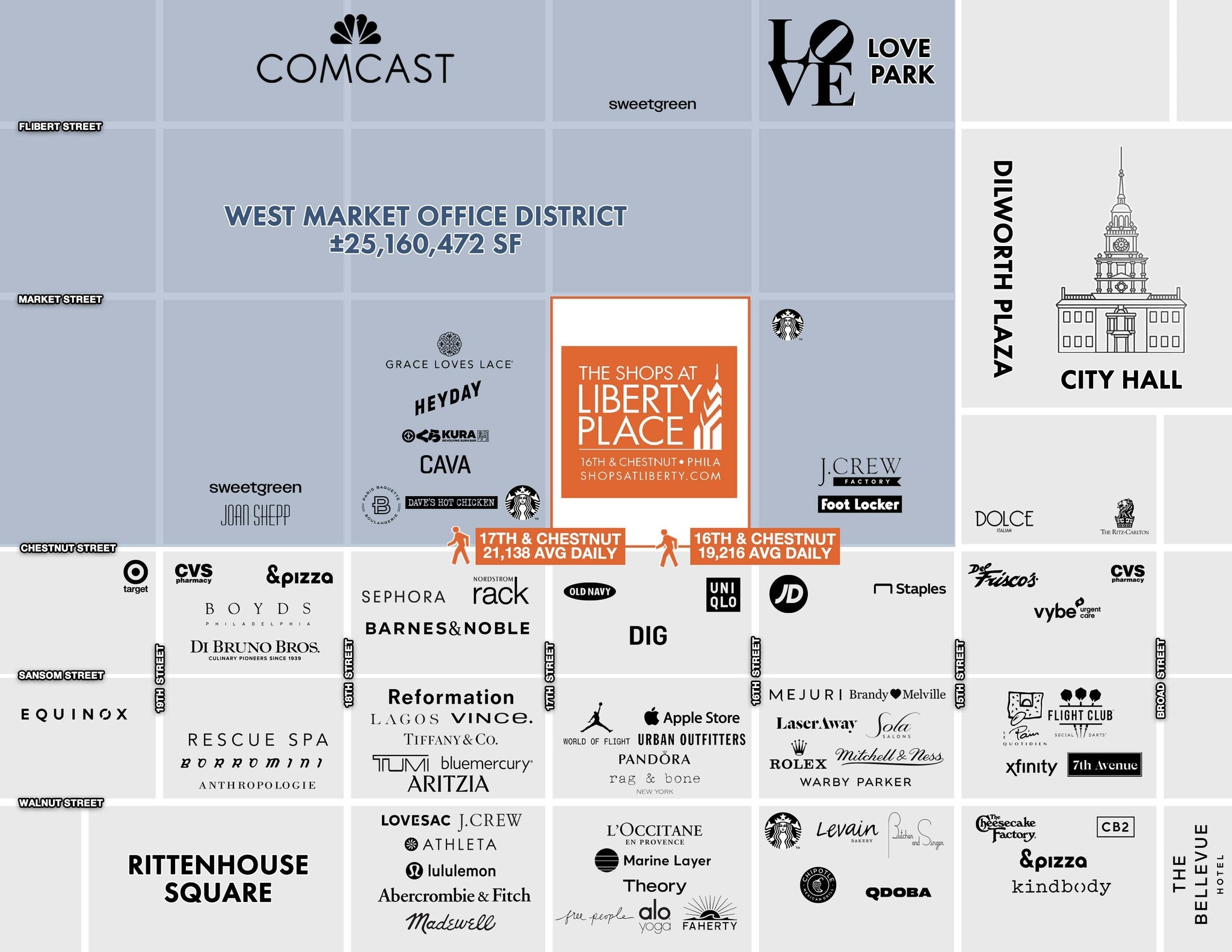 1625 Chestnut St, Philadelphia, PA à louer Photo du bâtiment- Image 1 de 2