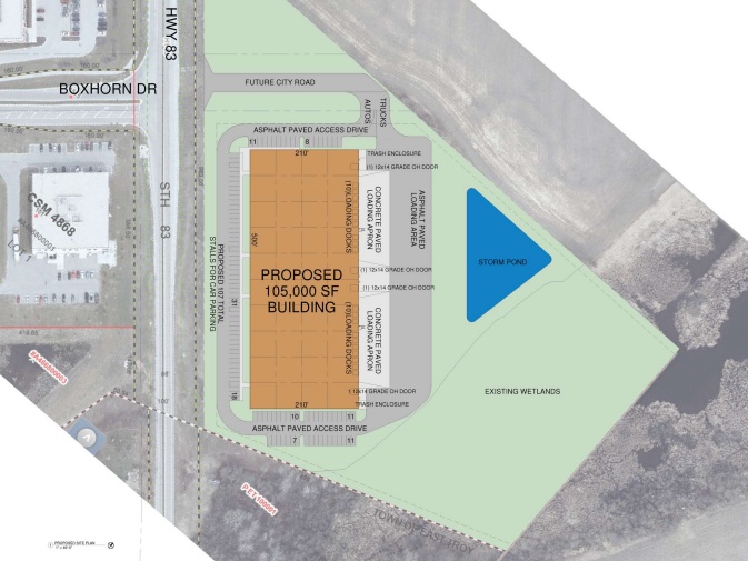 Hwy 83, Mukwonago, WI à louer - Plan de site - Image 2 de 2