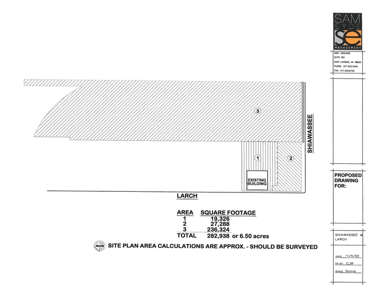 617 Shiawassee, Lansing, MI à vendre - Plan de site - Image 2 de 2