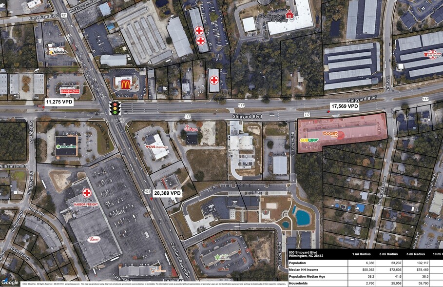 800 Shipyard Blvd, Wilmington, NC for lease - Building Photo - Image 2 of 9