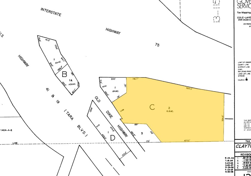 6288 Old Dixie Hwy, Jonesboro, GA for sale - Plat Map - Image 2 of 14