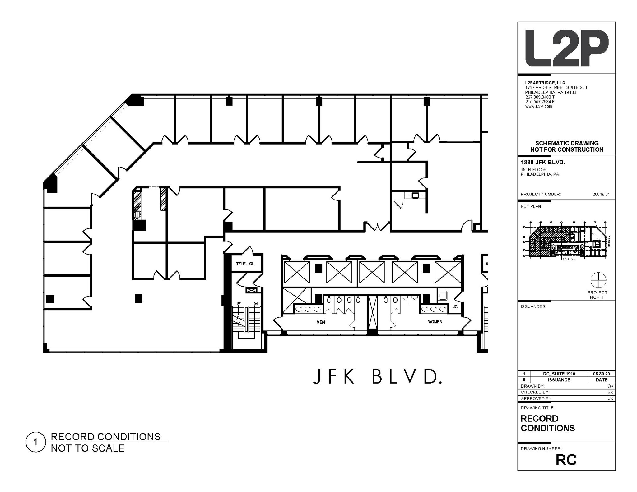 1880 John F Kennedy Blvd, Philadelphia, PA à louer Plan d’étage- Image 1 de 1